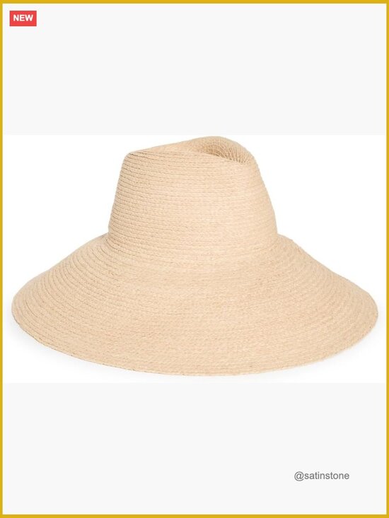 Accessories - Straw Bucket Hat with Pinched Crown, Packable, Sun Protection, Spot Clean